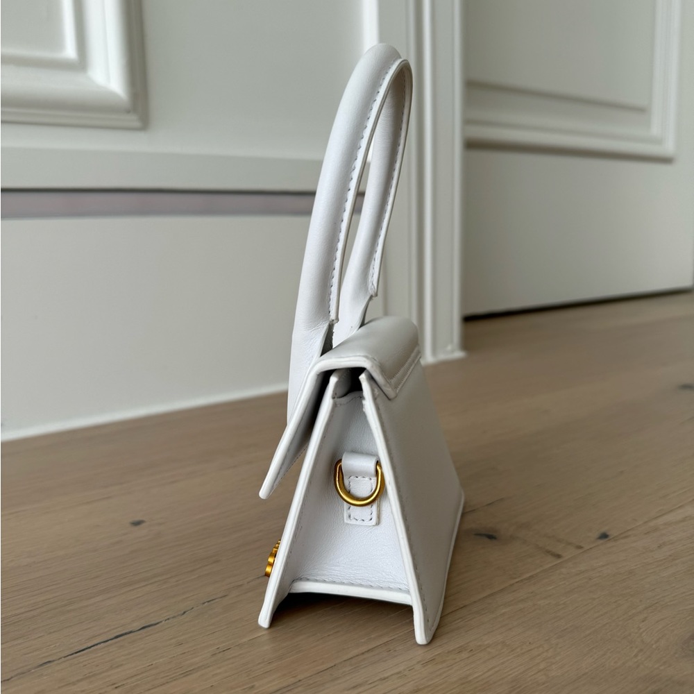 Pristine ⭐️ JACQUEMUS Le Chiquito Mini Crossbody White Leather Bag - Picture 6 of 16